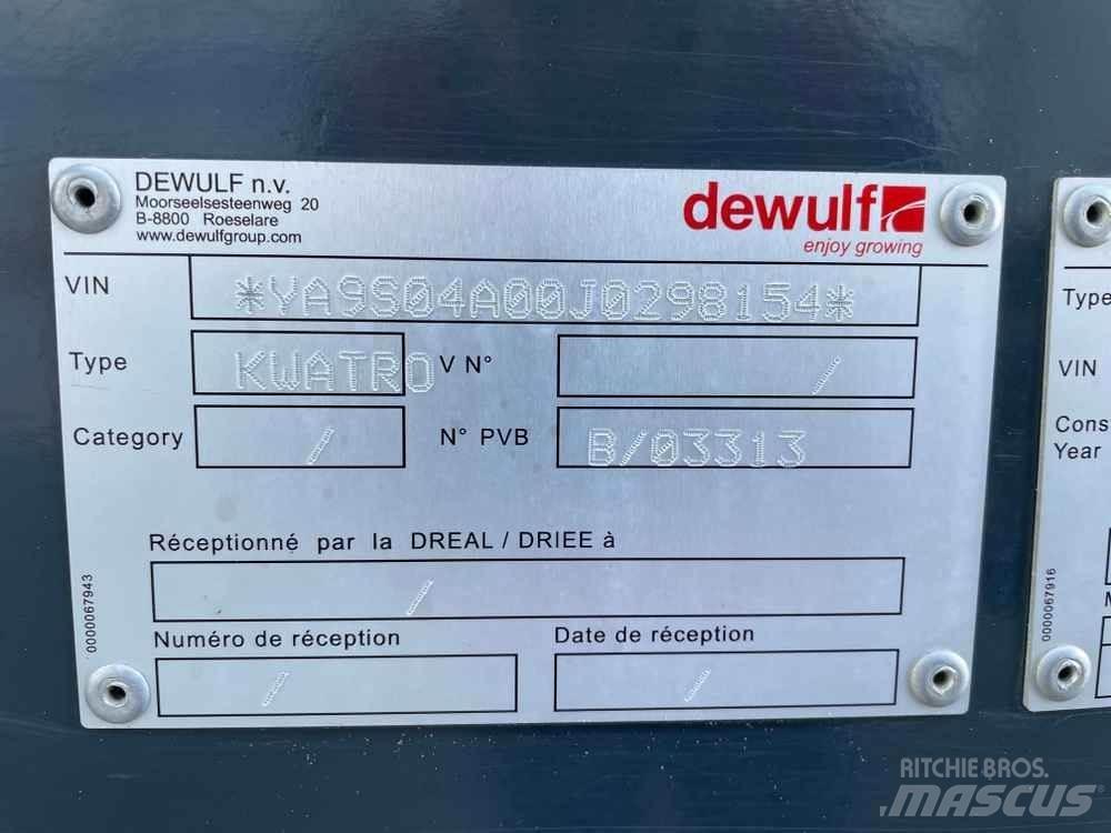 Dewulf KWATRO Muud põllumajandusmasinad