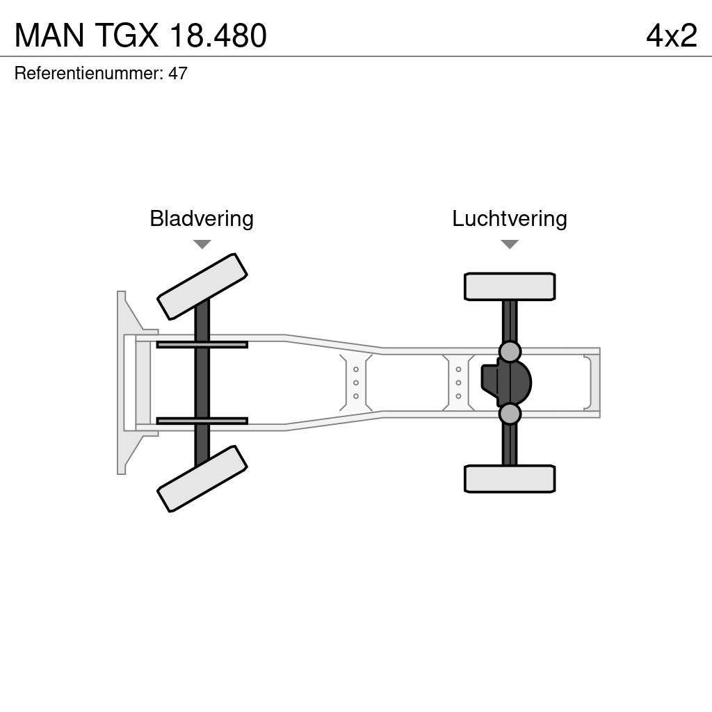 MAN TGX 18.480 Sadulveokid