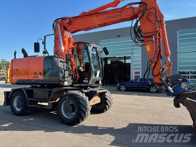Hitachi ZX 140 W-5 Ratasekskavaatorid