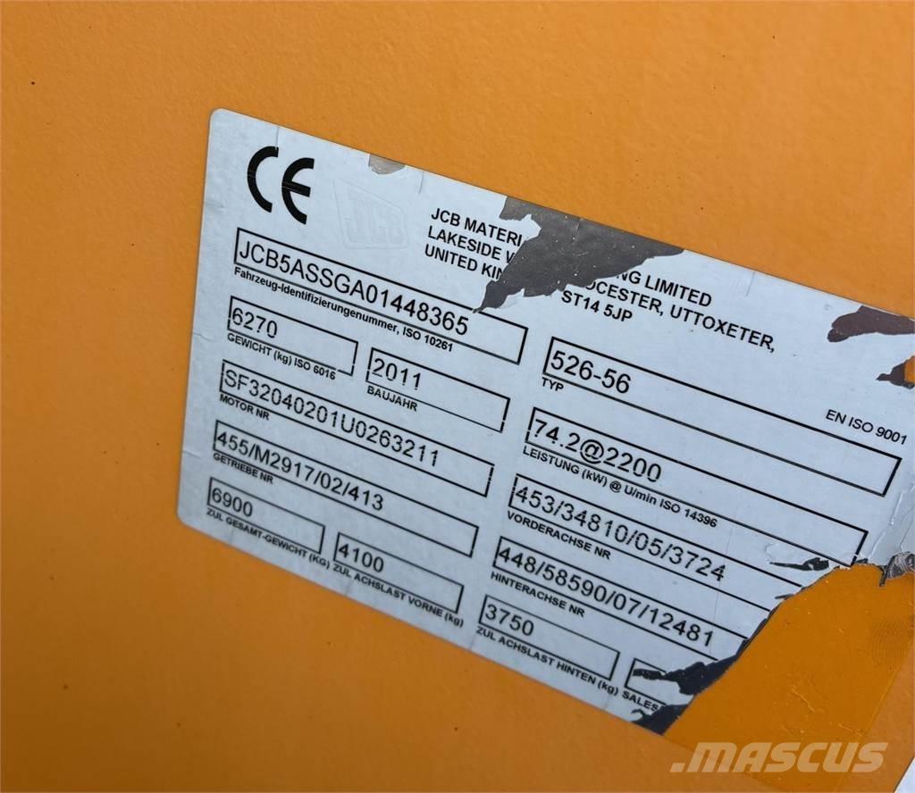 JCB 526-56 Põllumajanduslikud teleskoopkäitlejad
