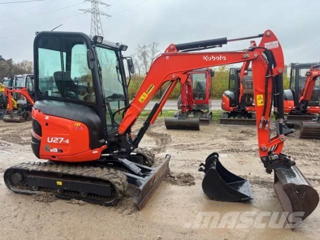 Kubota U 27-4 Miniekskavaatorid < 7 t