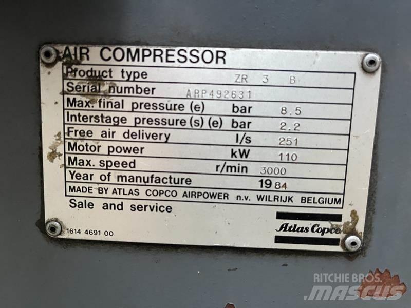 Atlas Copco ZR 3 B Kompressorid