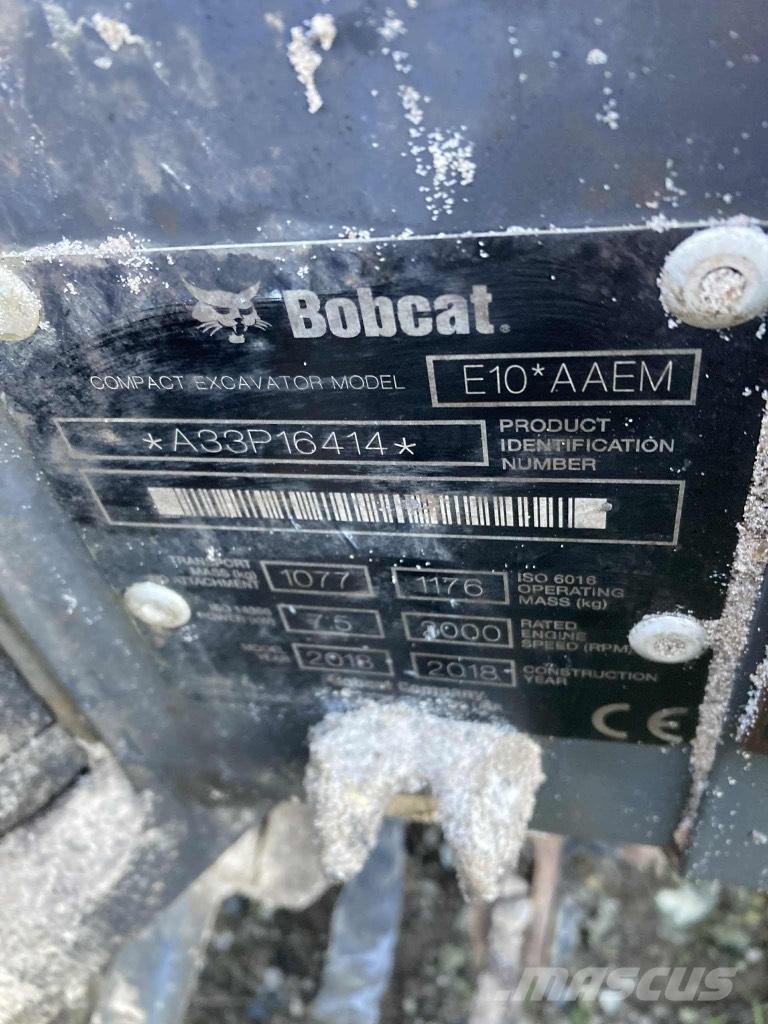 Bobcat E 10 Miniekskavaatorid < 7 t