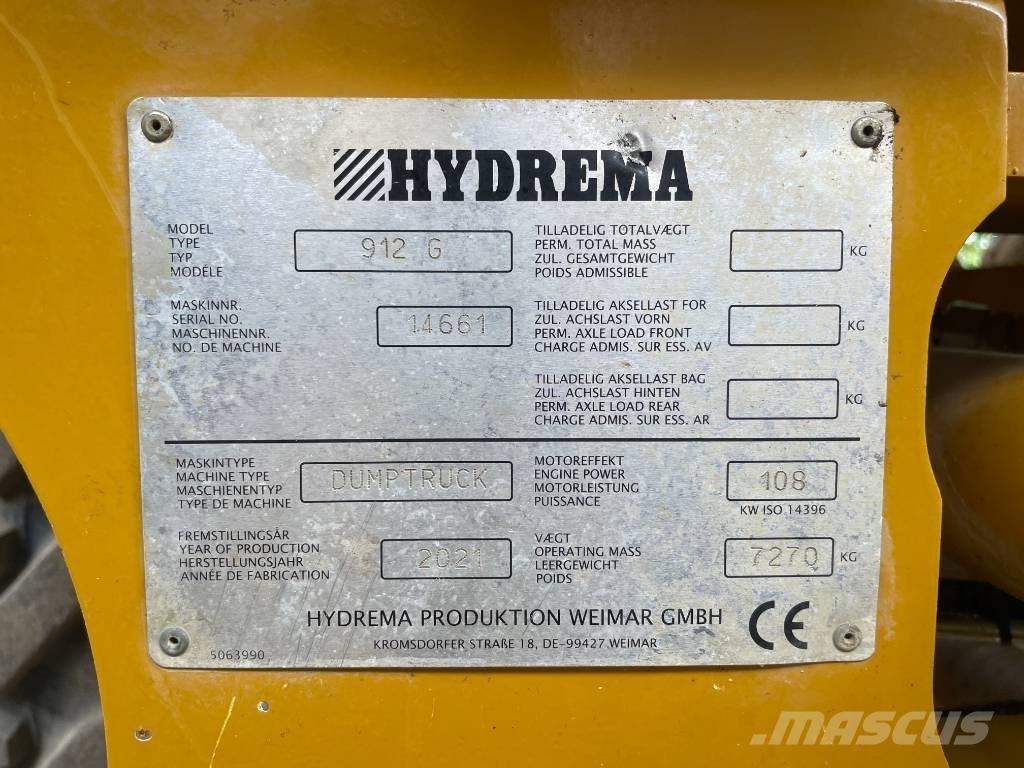 Hydrema 912 G Liigendraamiga pinnaseveokid