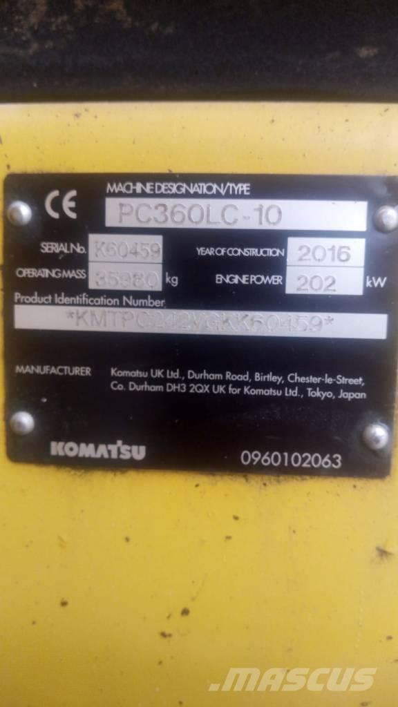 Komatsu PC 360 LC-10 Roomikekskavaatorid