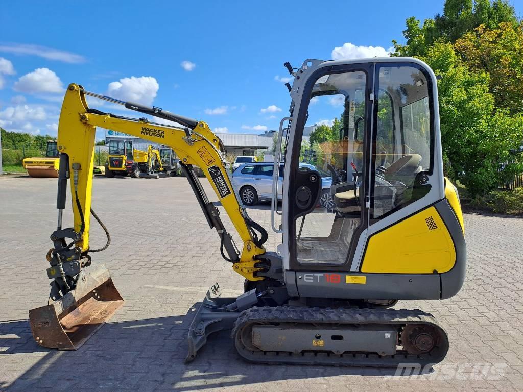 Wacker Neuson ET18 Roomikekskavaatorid