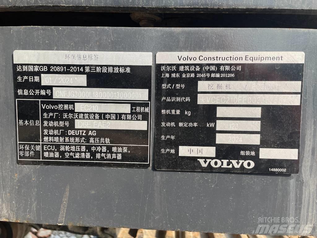 Volvo EC 210 Roomikekskavaatorid