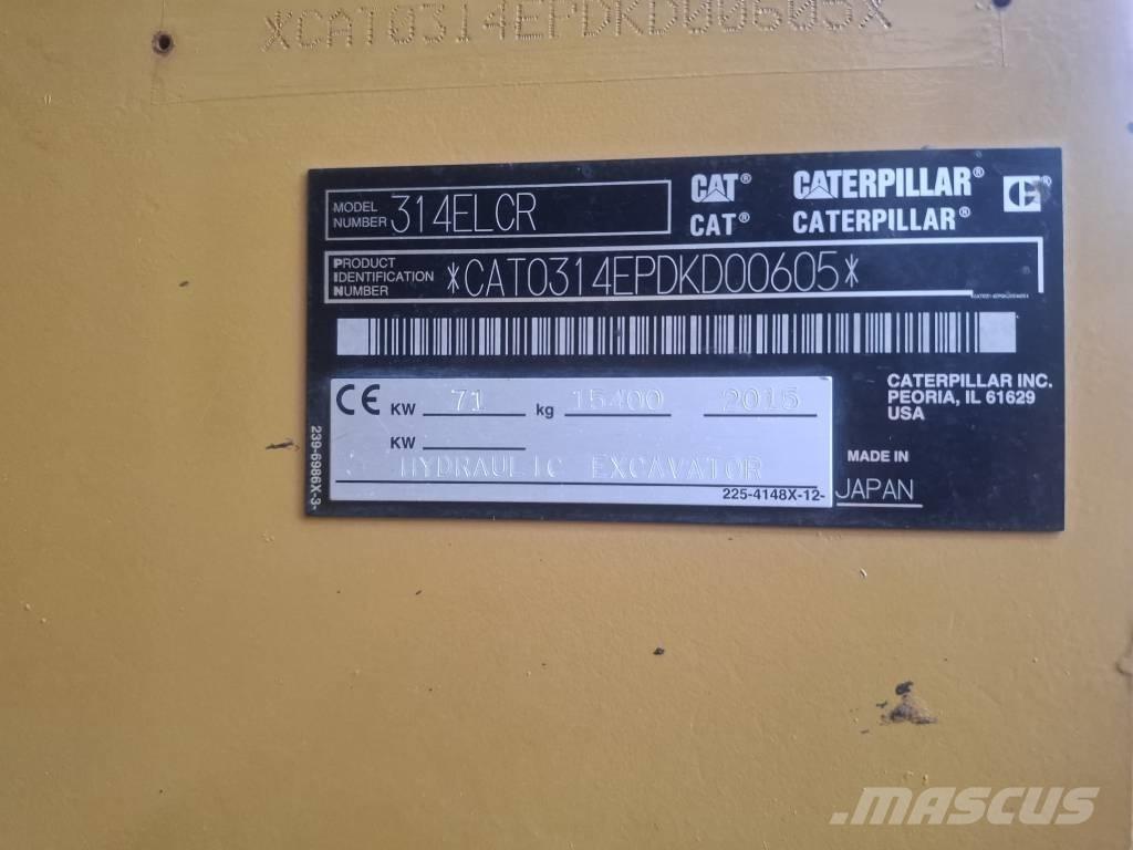 CAT 314 E LCR Roomikekskavaatorid