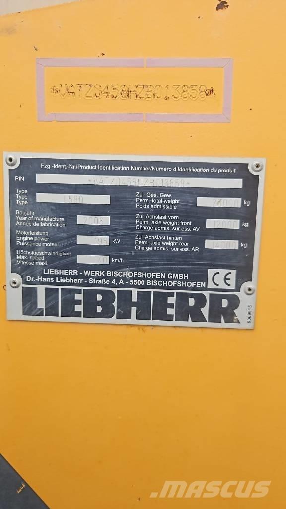 Liebherr L 580 Rataslaadurid