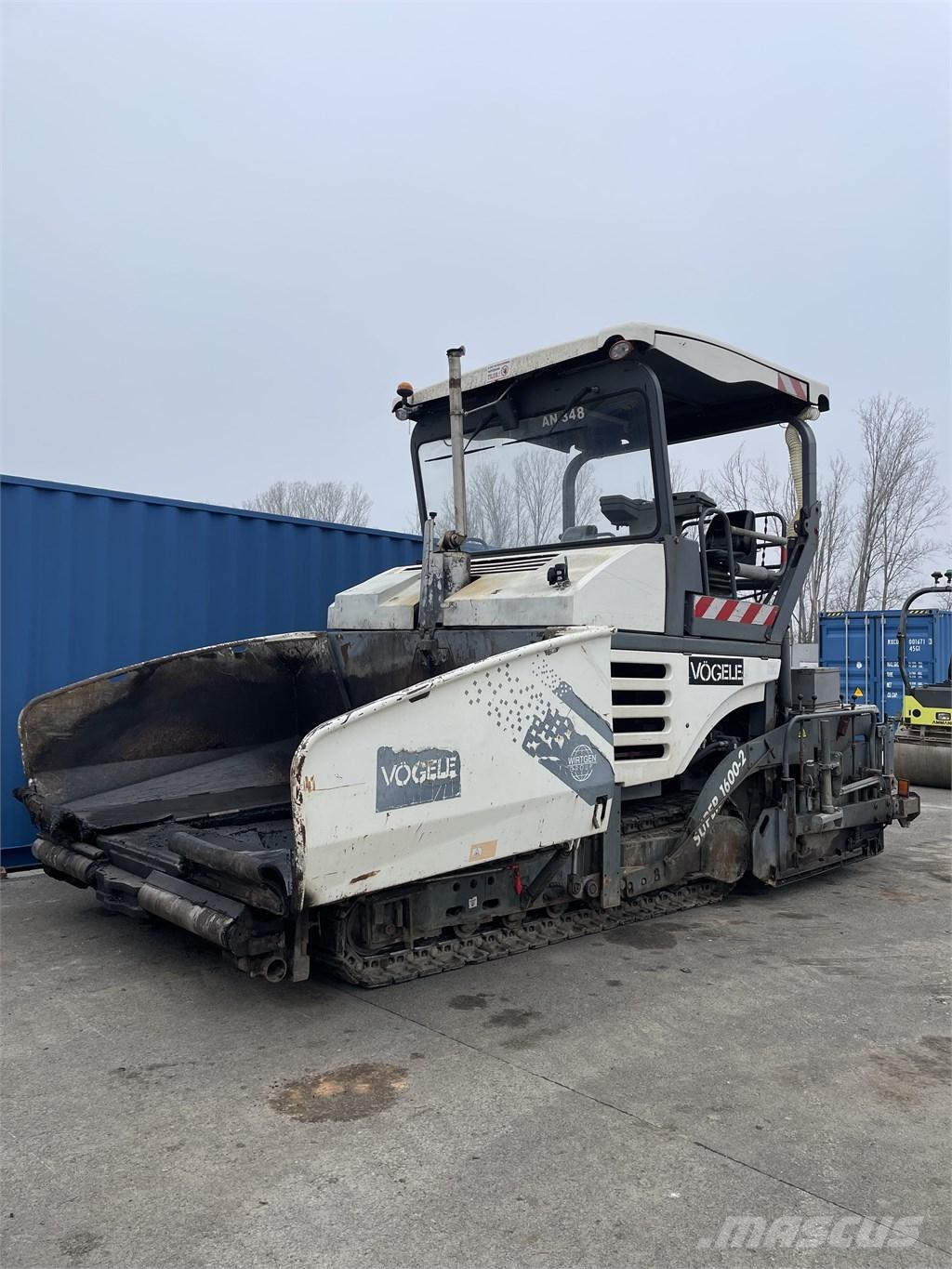 Vögele 1600-2 Asfaldilaoturid