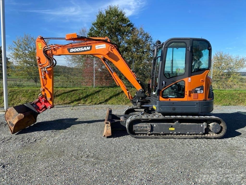 Doosan DX63-3 Roomikekskavaatorid
