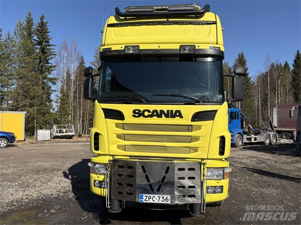 Scania R164G 8*4 Kraanaga veokid