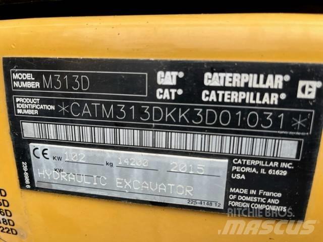 CAT M 313 D Ratasekskavaatorid