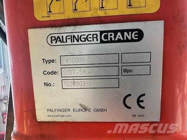 Palfinger PK 10000 Autotõstukid