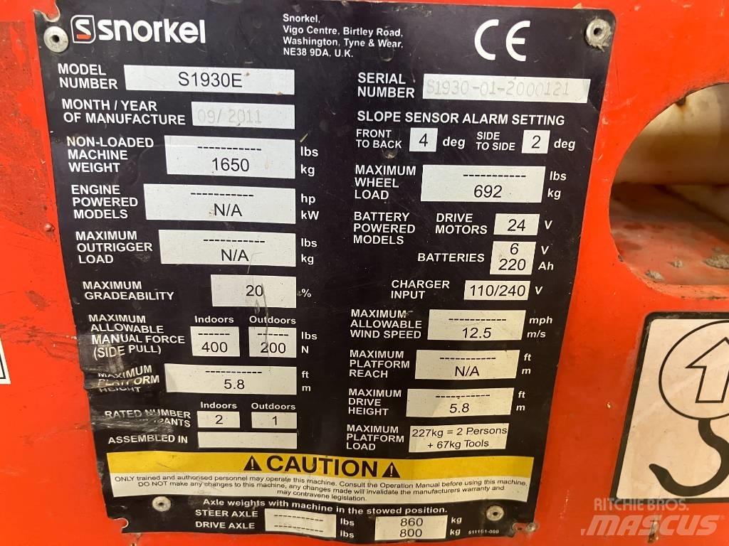 Snorkel S 1930 E Käärtõstukid
