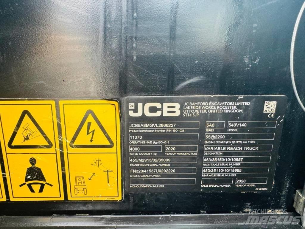 JCB 540-140 Teleskooplaadurid