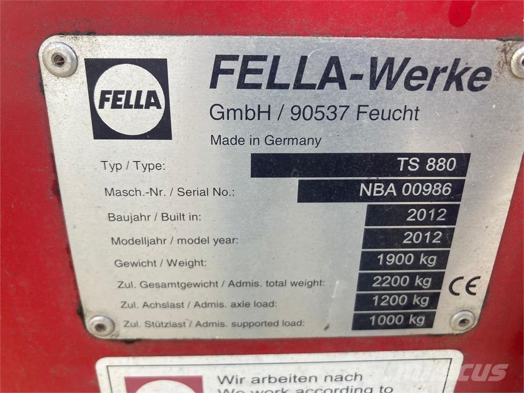 Fella TS 880 HARK Vaalutid ja kaarutid