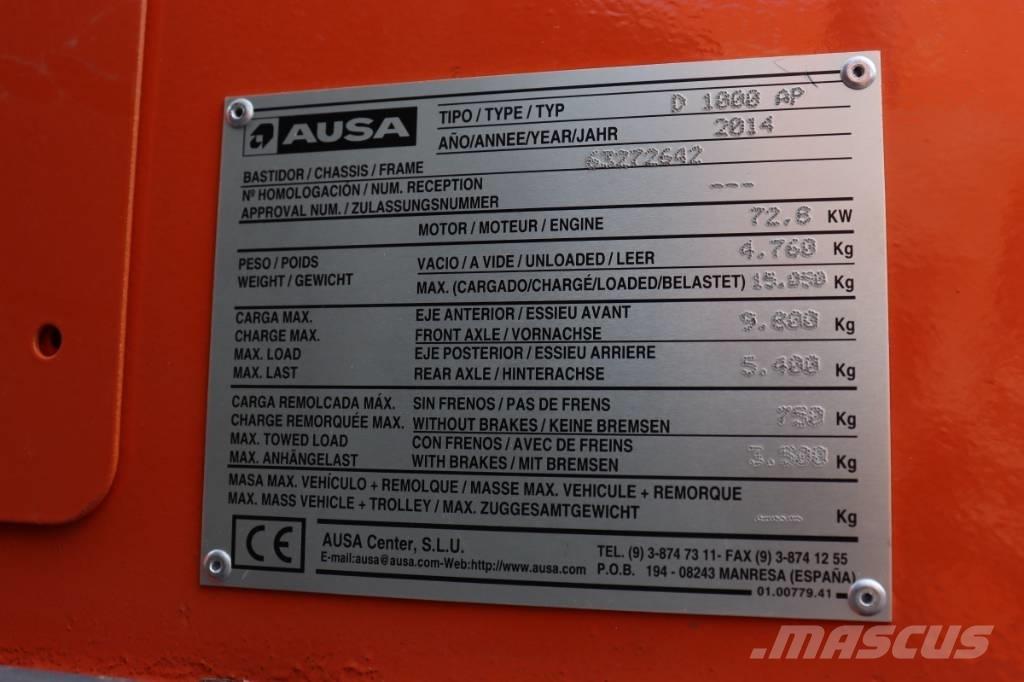 Ausa D 1000 AP Väikekallurid