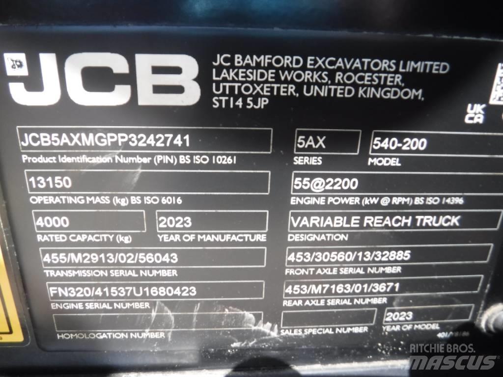 JCB 540-200 Teleskooplaadurid