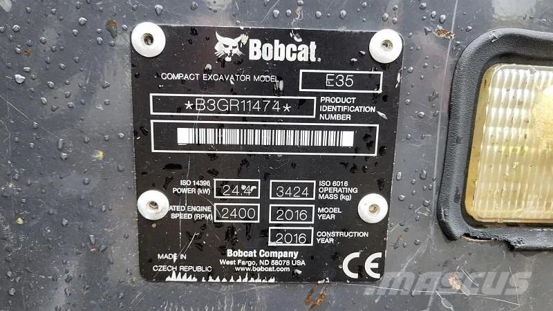 Bobcat E35 - 3500 KG Miniekskavaatorid < 7 t