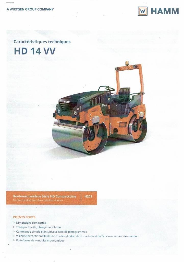 Hamm HD 14 VV Tandemrullid