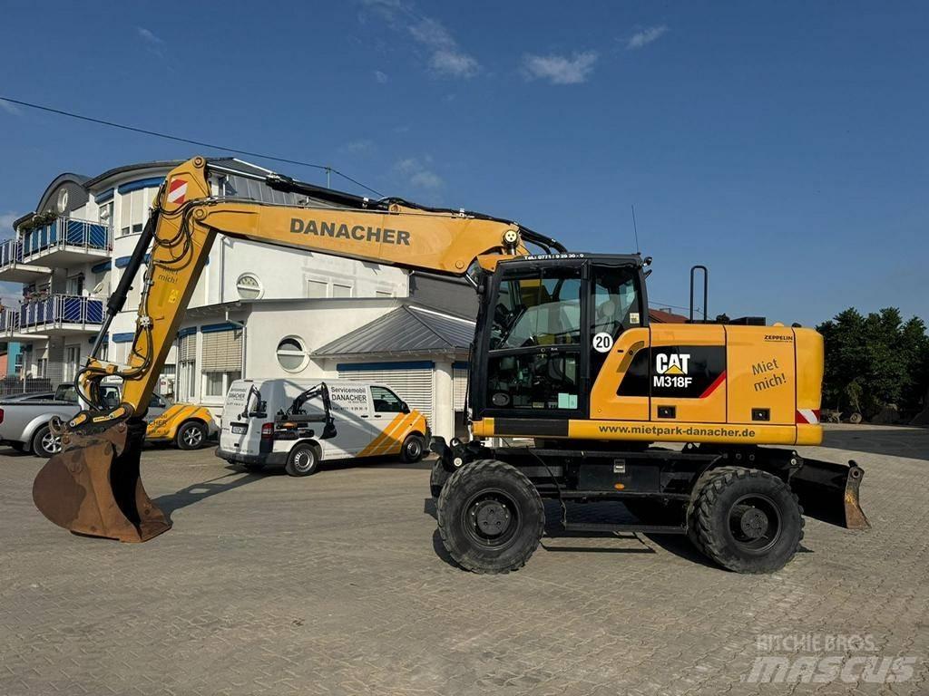 CAT M 318 F Ratasekskavaatorid