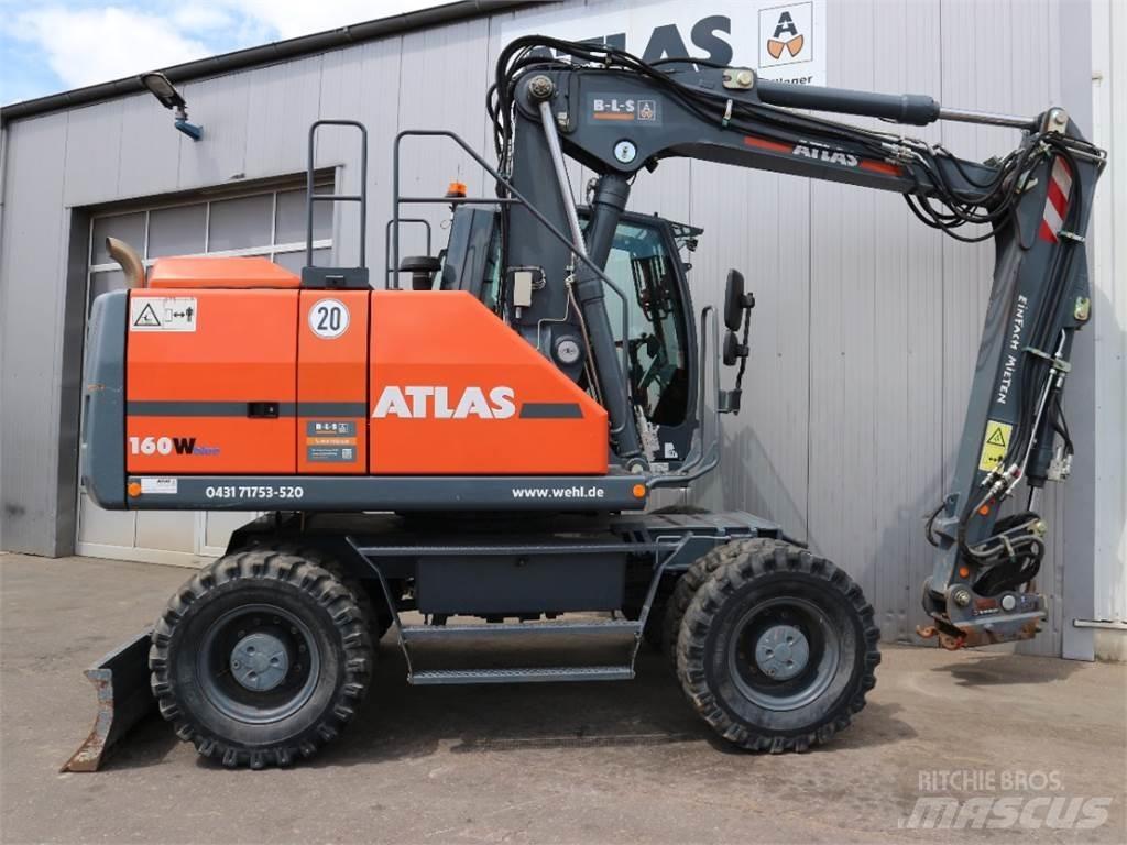 Atlas 160W-BLUE Ratasekskavaatorid