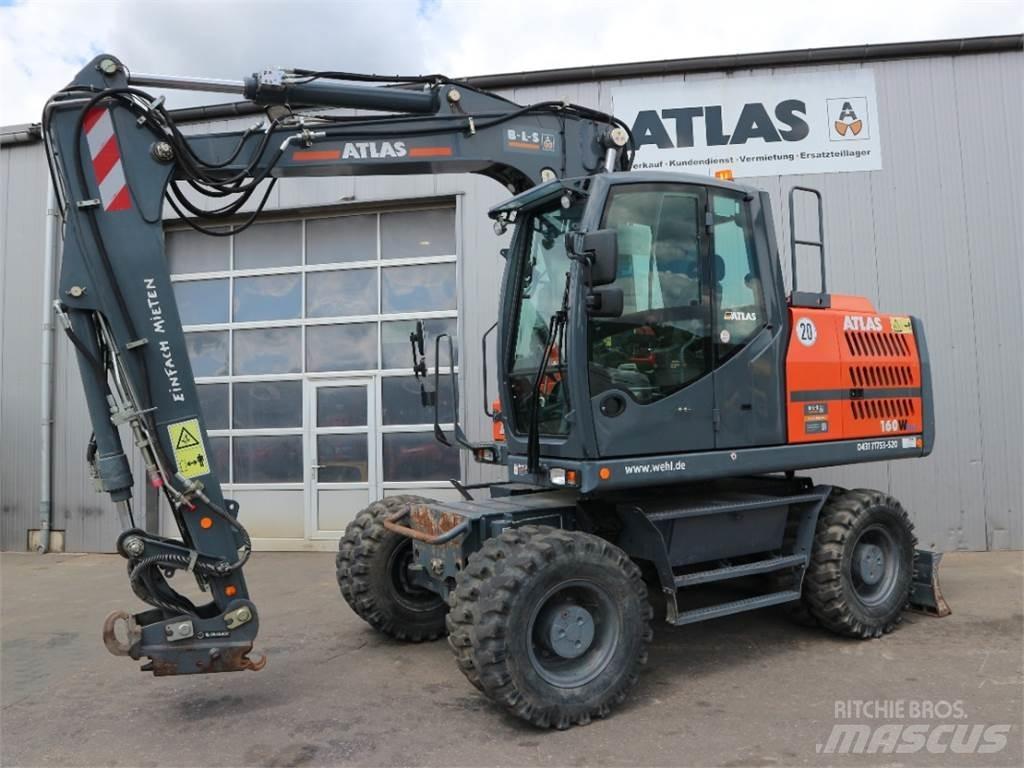 Atlas 160W-BLUE Ratasekskavaatorid