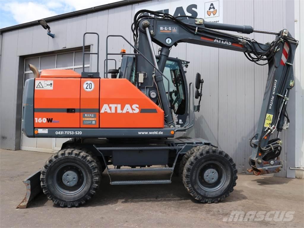 Atlas 160W-BLUE Ratasekskavaatorid