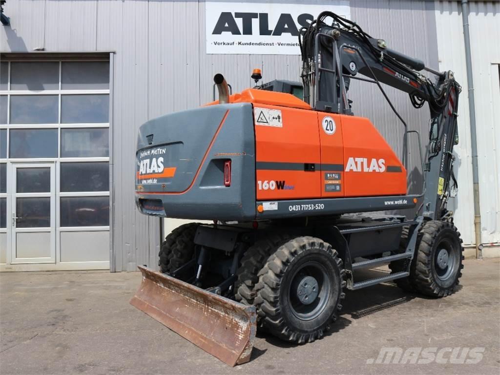 Atlas 160W-BLUE Ratasekskavaatorid