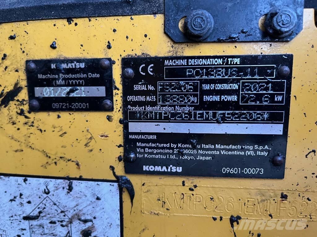 Komatsu PC 138 US-11 Roomikekskavaatorid