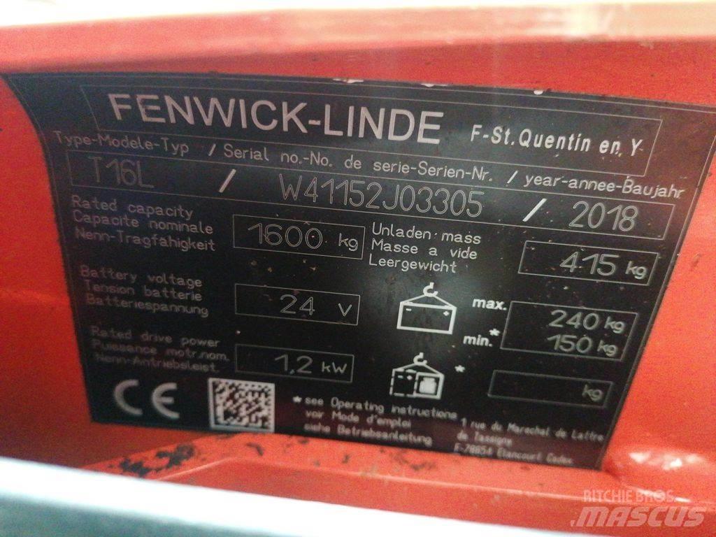 Linde T16L Elektriline alusesiirdaja