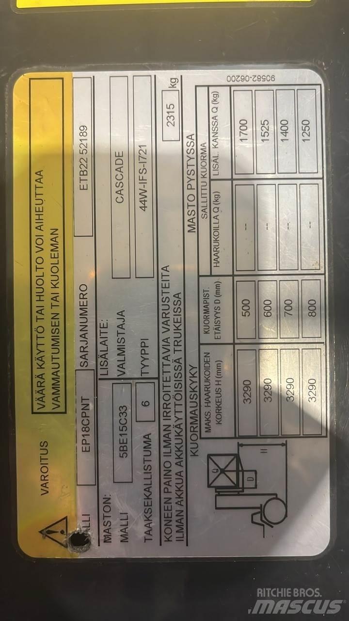  CMTPE Elektritõstukid