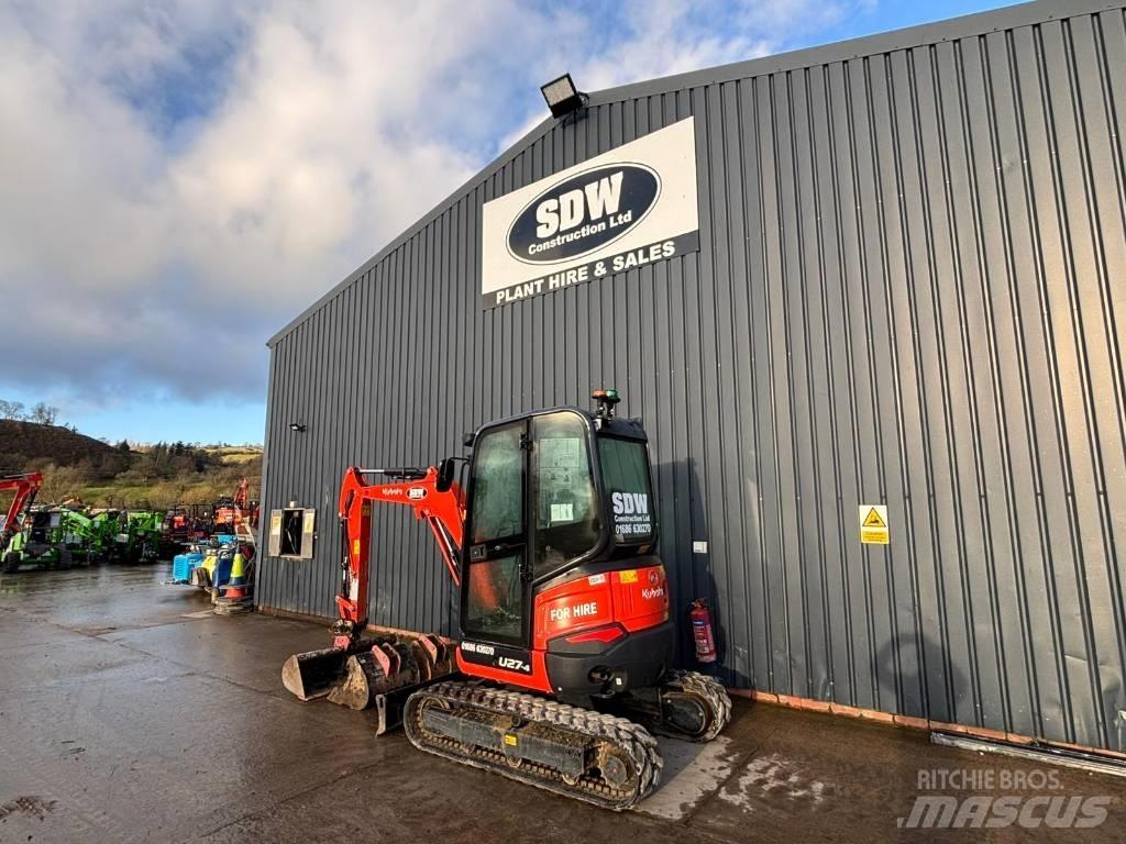 Kubota U 27-4 Miniekskavaatorid < 7 t