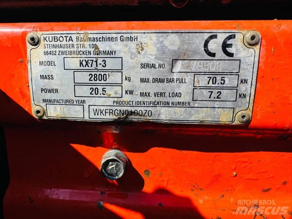 Kubota KX 71-3 Miniekskavaatorid < 7 t