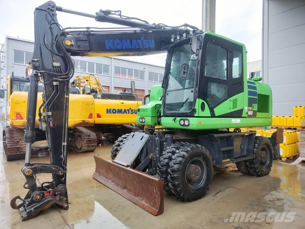 Komatsu PW 160-11 Ratasekskavaatorid