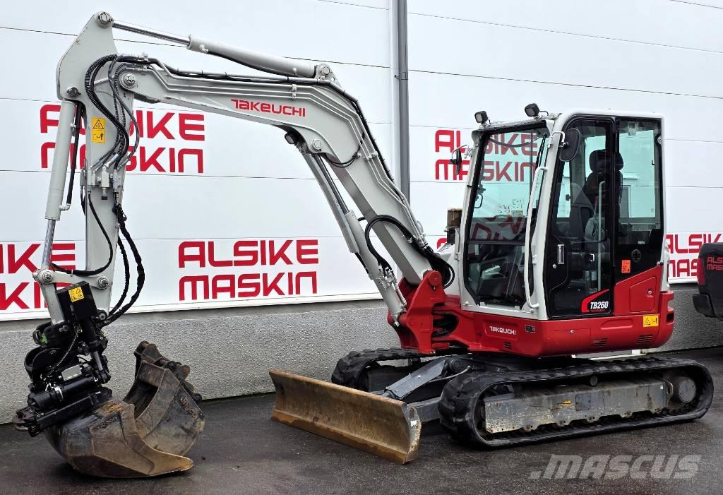Takeuchi TB 260 Miniekskavaatorid < 7 t