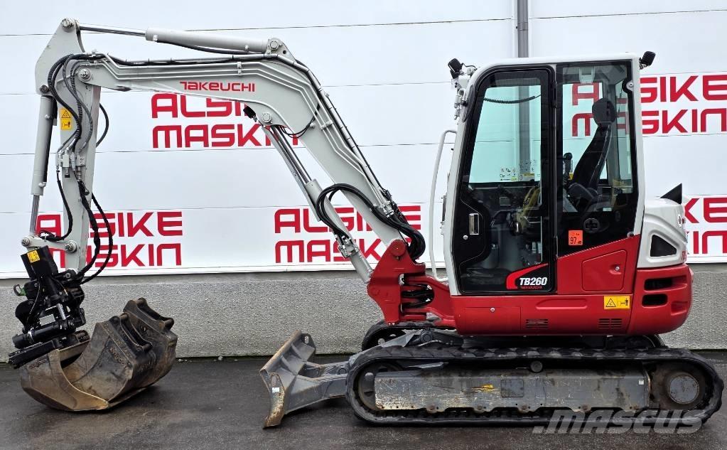 Takeuchi TB 260 Miniekskavaatorid < 7 t