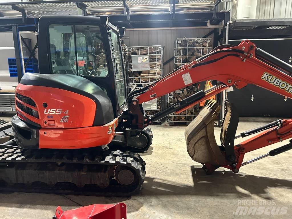 Kubota U 55-4 Miniekskavaatorid < 7 t