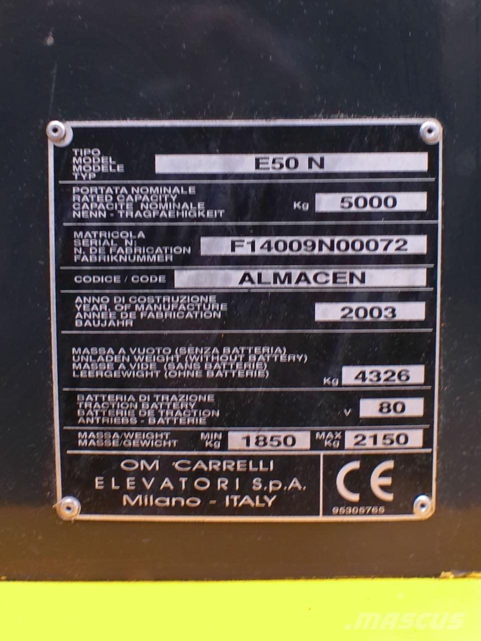 OM E50N Elektritõstukid