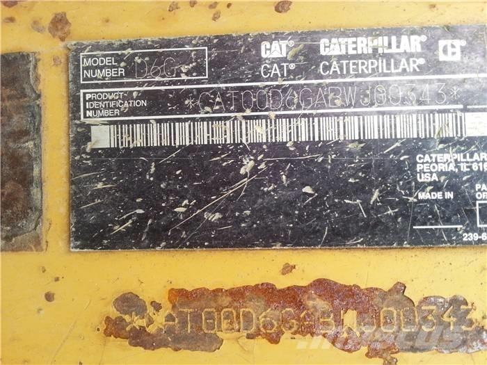 CAT D 6 G Buldooserid