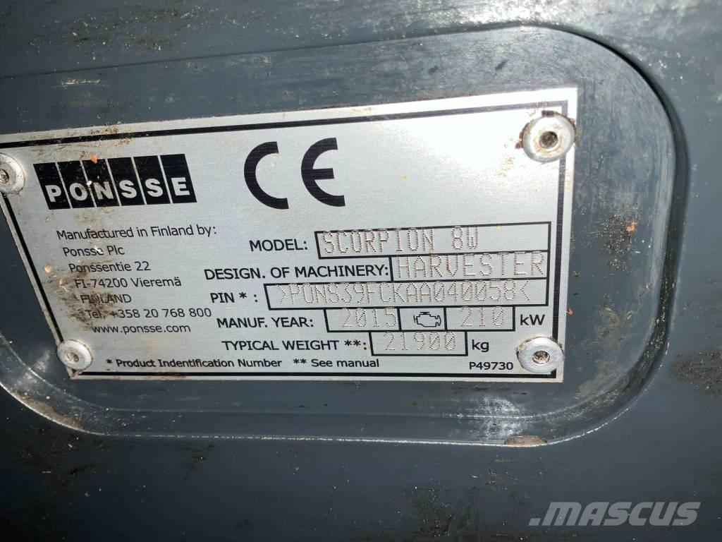 Ponsse SCORPION 8W Harvesterid