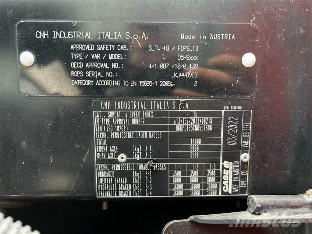 CASE Puma 185 CVX Traktorid