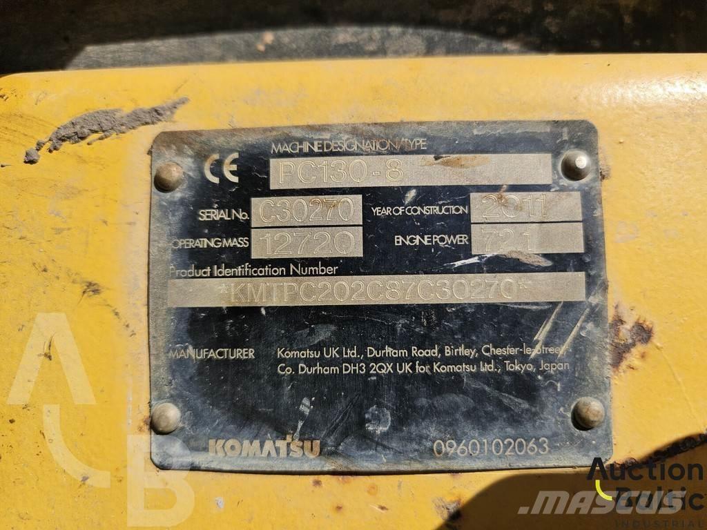 Komatsu PC130-8 Roomikekskavaatorid