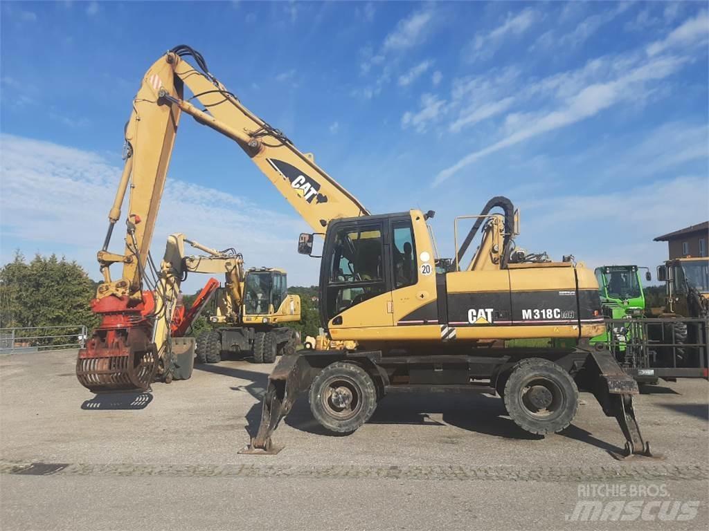 CAT M318C MH Ratasekskavaatorid