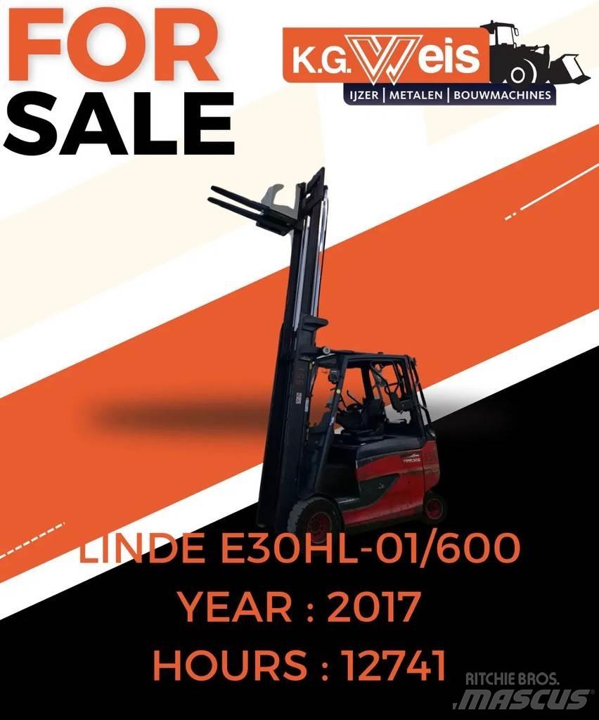 Linde E30HL01-600 Elektritõstukid