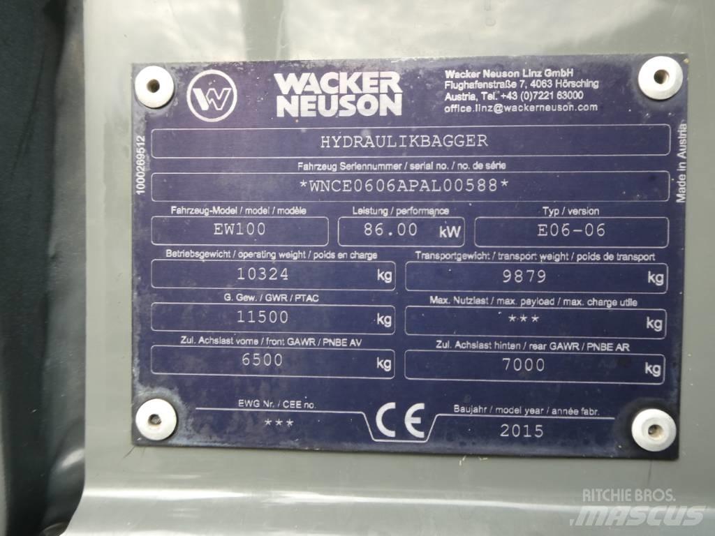 Wacker Neuson EW 100 Ratasekskavaatorid