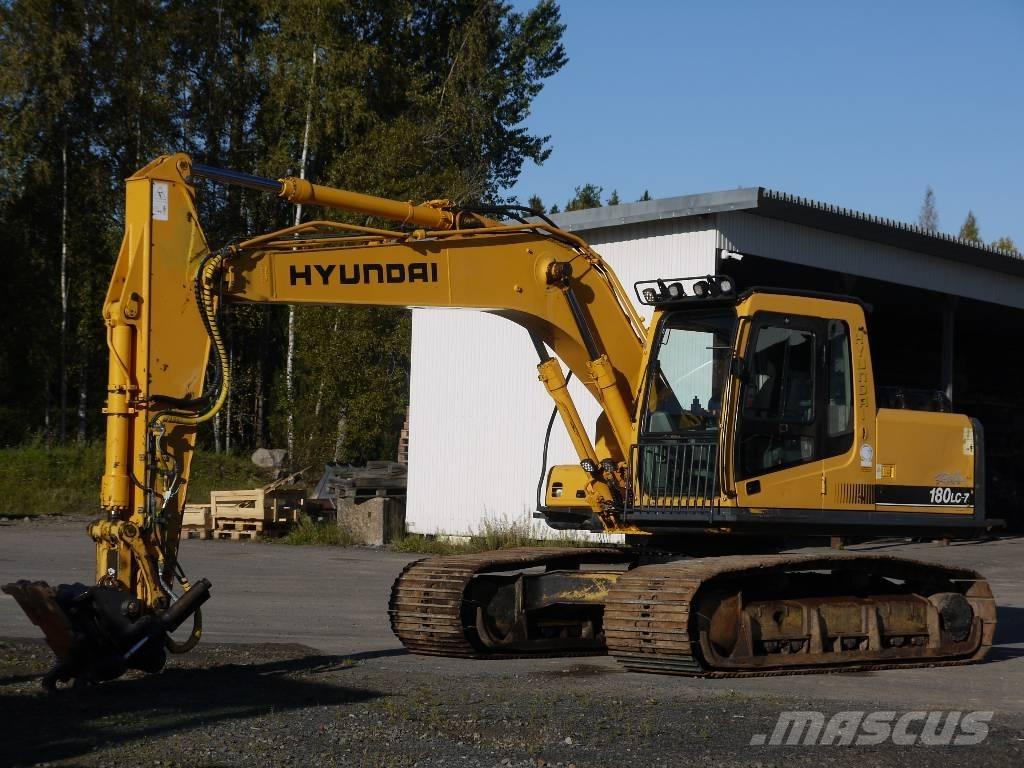Hyundai R 180 LC-7 Roomikekskavaatorid