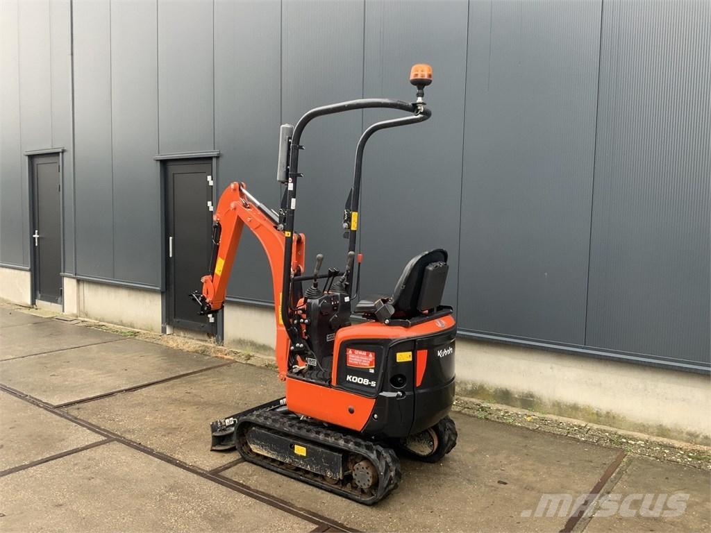 Kubota K 008-5 Miniekskavaatorid < 7 t