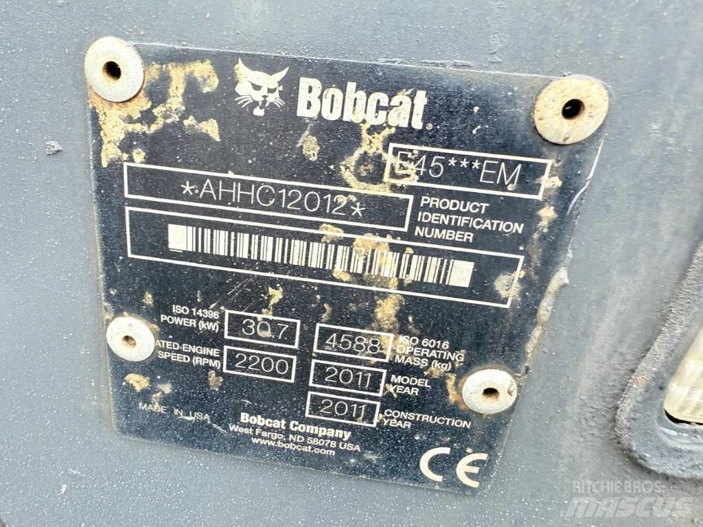 Bobcat E 45 EM Miniekskavaatorid < 7 t